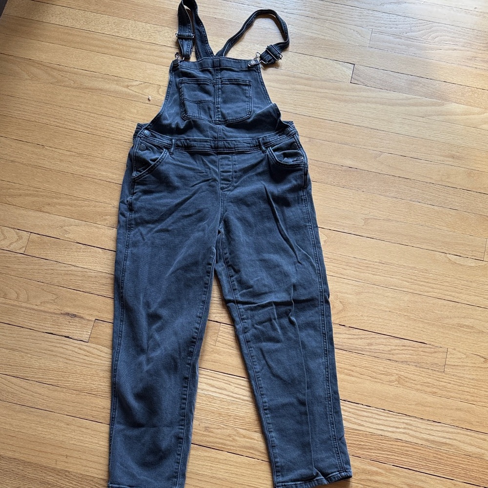 Sonoma Women's Charcoal Denim Overalls